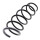 Suspension Spring set rear axle coil spring Ø 138 mm KYB for e.g. FORD MONDEO