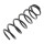 Suspension Spring set rear axle coil spring Ø 110 mm KYB for e.g. OPEL AGILA