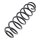 Suspension Spring set rear axle coil spring Ø 109 mm KYB for e.g. VW BORA