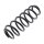 Suspension Spring set rear axle coil spring Ø 110 mm KYB for e.g. PEUGEOT 307
