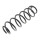 Suspension Spring set rear axle Ø 113 mm KYB for PEUGEOT 307 and others