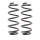 Suspension Spring set rear axle coil spring KYB suitable for e.g. AUDI TT