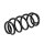Suspension Spring set rear axle coil spring KYB suitable for e.g. AUDI TT