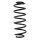 Suspension Spring set rear axle coil spring Ø 109 mm KYB for FORD FIESTA