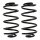 Suspension Spring set rear axle coil spring Ø 142 mm KYB for SAAB 9-3