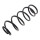 Suspension Spring set rear axle coil spring Ø 130 mm KYB for MAZDA 6