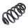 Suspension Spring set rear axle coil spring Ø 128 mm KYB for e.g. AUDI A4