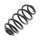 Suspension Spring set rear axle coil spring Ø 132 mm KYB for e.g. AUDI A4