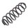 Suspension Spring set rear axle coil spring Ø 112 mm KYB for AUDI TT