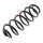 Suspension Spring set rear axle coil spring Ø 114 mm KYB for e.g. AUDI A3