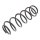 Suspension Spring set rear axle coil spring Ø 109 mm KYB for HONDA CIVIC