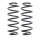 Suspension Spring set rear axle Ø 127 mm KYB for e.g. TOYOTA AURIS