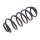 Suspension Spring set rear axle Ø 127 mm KYB for e.g. TOYOTA AURIS