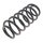 Suspension Spring set rear axle coil spring Ø 150 mm KYB for JEEP GRAND