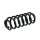 Suspension Spring set rear axle coil spring Ø 124 mm KYB for BMW X5