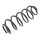 Suspension Spring set rear axle coil spring Ø 110 mm KYB for SUZUKI SWIFT