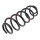 Suspension Spring set rear axle coil spring Ø 109 mm KYB for e.g. VW SCIROCCO