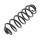 Suspension Spring set rear axle coil spring Ø 118 mm KYB for e.g. VW PASSAT