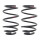 Suspension Spring set rear axle coil spring Ø 185 mm KYB for JEEP CHEROKEE