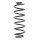 Suspension Spring set rear axle coil spring KYB IAM-Expertise for MAZDA 2