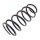 Suspension Spring set rear axle coil spring Ø 161 mm KYB for TOYOTA LAND