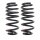 Suspension Spring set rear axle Ø 172 mm KYB for LAND ROVER DISCOVERY
