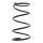Suspension Spring set front axle coil spring Ø 179 mm KYB for e.g. TOYOTA RAV