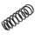 Suspension Spring set front axle coil spring Ø 143 mm KYB for JAGUAR XK