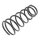 Suspension Spring set rear axle Ø 134 mm KYB for DAIHATSU APPLAUSE