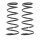 Suspension Spring set rear axle Ø 140 mm KYB for e.g. TOYOTA COROLLA