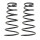 Suspension Spring set rear axle Ø 164 mm KYB for e.g. HYUNDAI ACCENT
