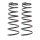 Suspension Spring set rear axle coil spring KYB for MAZDA PREMACY