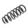 Suspension Spring set rear axle coil spring Ø 110 mm KYB for TOYOTA AVENSIS