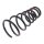 Suspension Spring set rear axle coil spring Ø 172 mm KYB for LEXUS RX