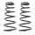 Suspension Spring set rear axle coil spring Ø 171 mm KYB for LEXUS RX