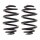 Fahrwerksfedern-Set hinten Schraubenfeder Ø 150 mm KYB für u.a. BMW 3er