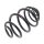Suspension Spring Set rear coil spring Ø 145 mm KYB for OPEL CORSA