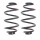 Fahrwerksfedern-Set hinten Schraubenfeder Ø 145 mm KYB für u.a. VW PASSAT