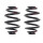 Suspension Spring Set rear coil spring Ø 168 mm KYB for e.g. VW SHARAN