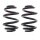 Suspension Spring Set rear coil spring Ø 166 mm KYB for e.g. VW MULTIVAN