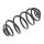 Suspension Spring Set rear coil spring Ø 141 mm KYB for OPEL SIGNUM