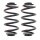 Suspension Spring Set rear coil spring Ø 144 mm KYB for OPEL VECTRA