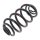 Suspension Spring Set rear coil spring Ø 144 mm KYB for OPEL VECTRA