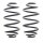 Fahrwerksfedern-Set hinten Schraubenfeder Ø 147 mm KYB für u.a. OPEL ASTRA