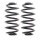 Suspension Spring Set rear coil spring Ø 131 mm KYB suitable for ROVER 75