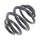Suspension Spring Set rear coil spring Ø 152 mm KYB suitable for AUDI TT