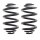 Fahrwerksfedern-Set hinten Schraubenfeder Ø 145 mm KYB passend für BMW X3