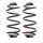 Suspension Spring Set rear coil spring Ø 144 mm KYB for OPEL VECTRA