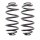 Fahrwerksfedern-Set hinten Schraubenfeder Ø 165 mm KYB für u.a. MB VITO