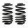 Suspension Spring Set rear coil spring KYB for e.g. RENAULT TRAFIC